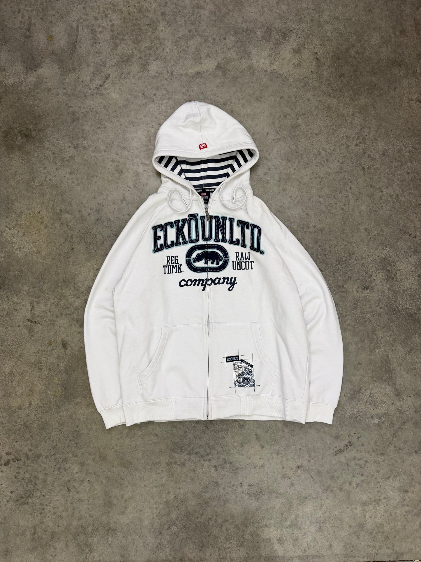 ecko unltd zip up hoodie - XL