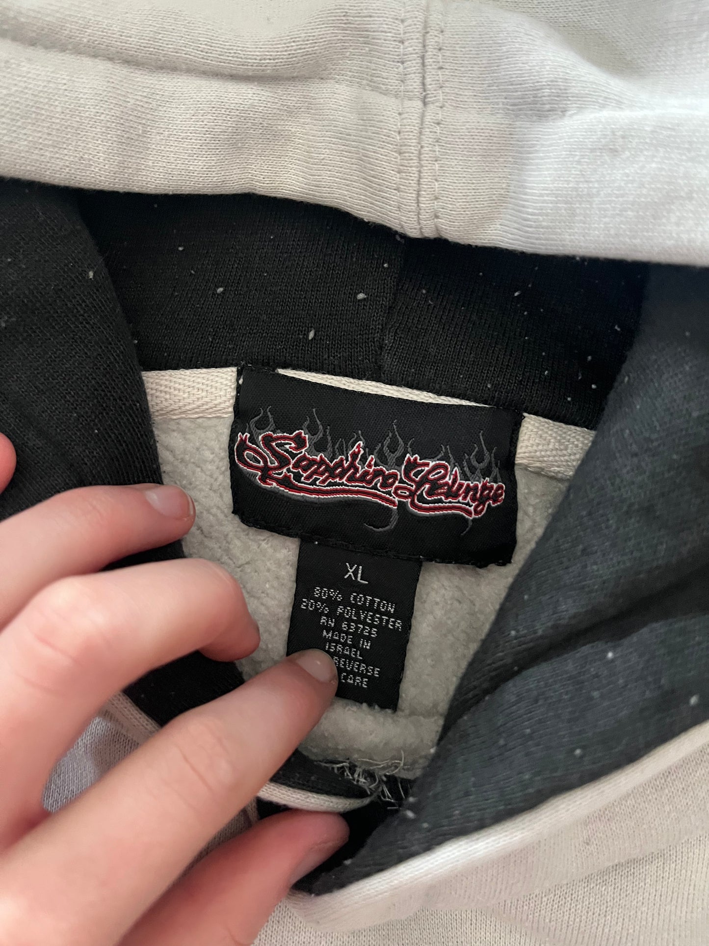 sapphire lounge tribal hoodie - XL