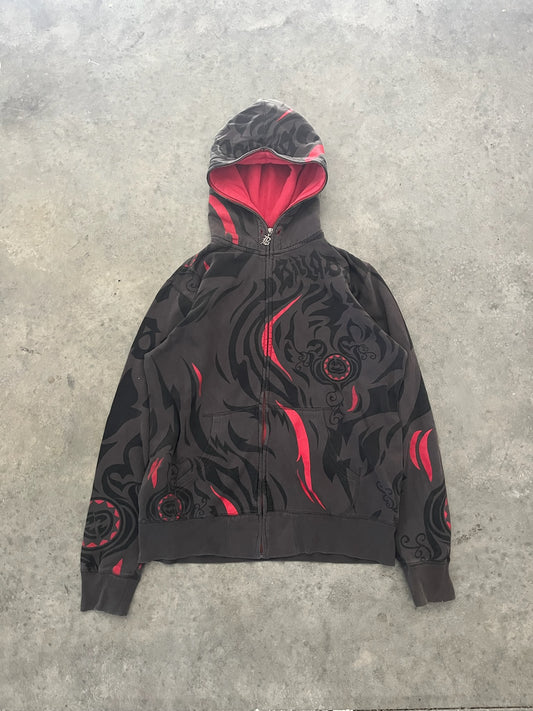Full zip AOP billabong hoodie