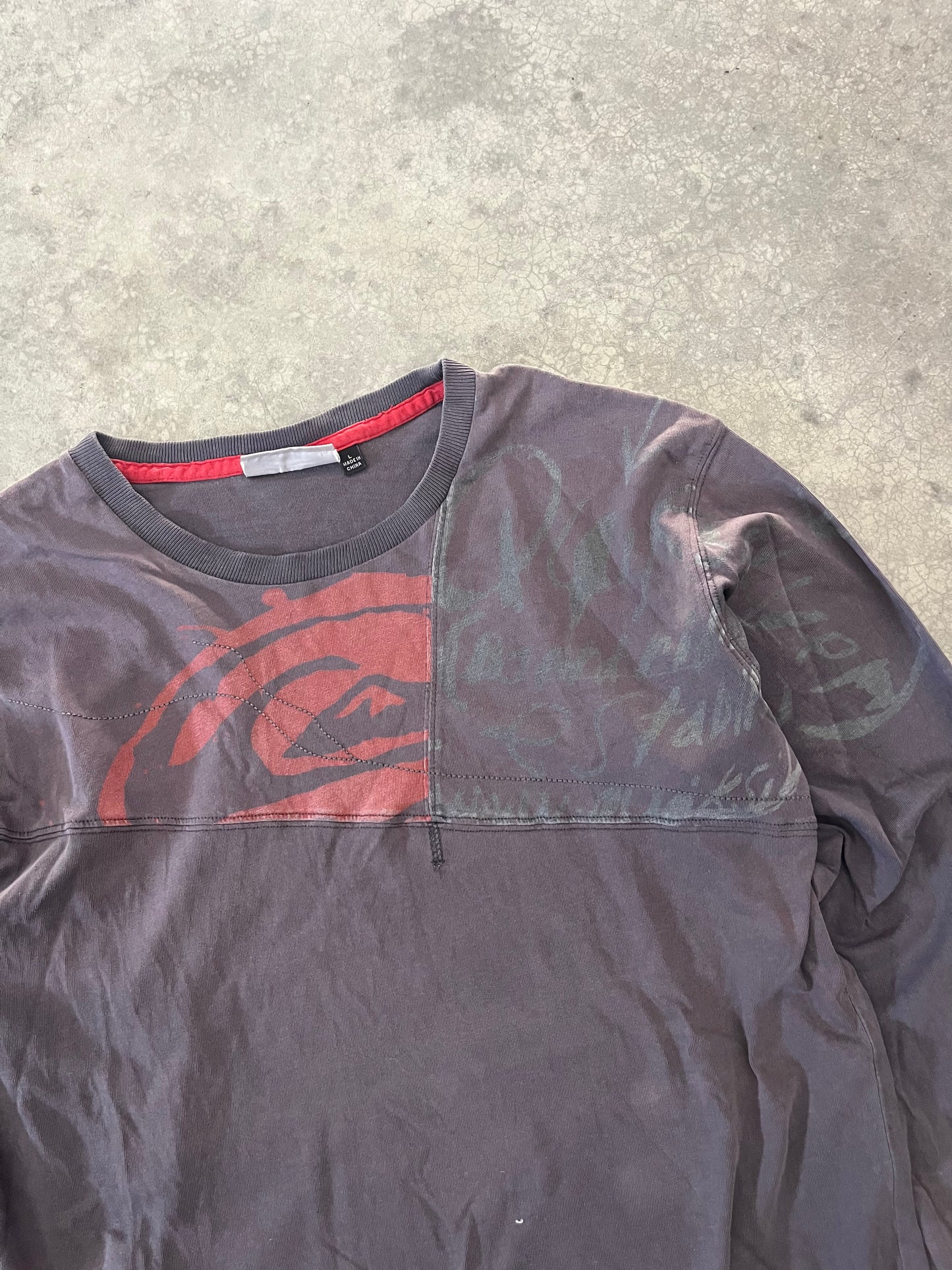 quiksilver long sleeve - L