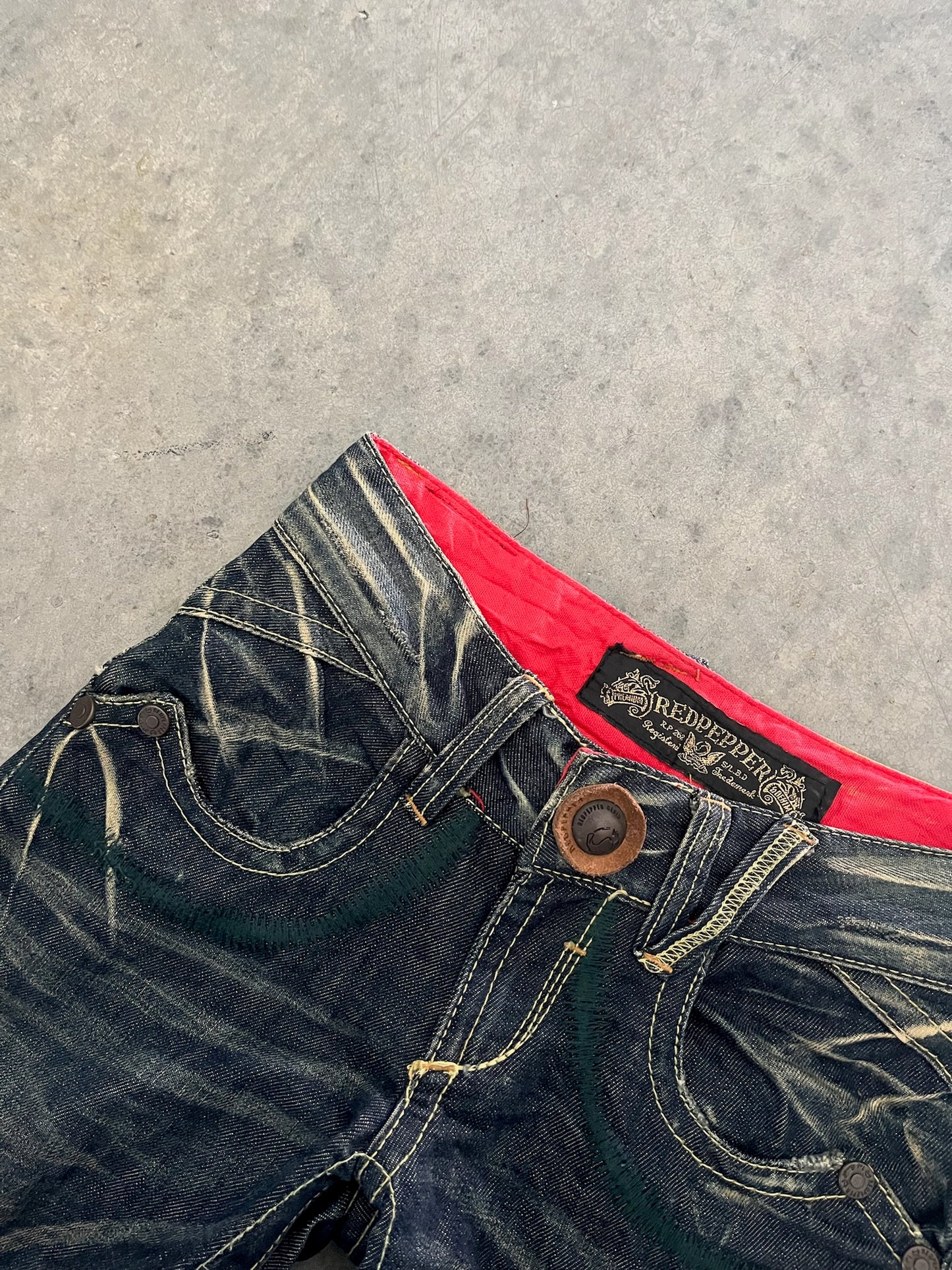 red pepper jeans