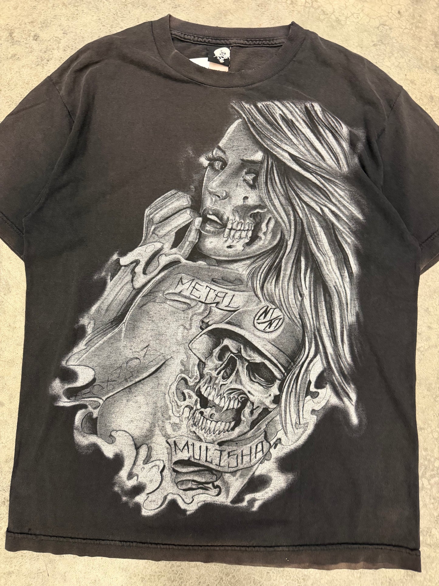 sick metal mulisha tee - M