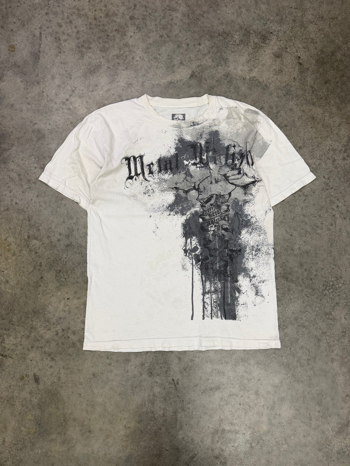 crazy metal mulisha tee - L