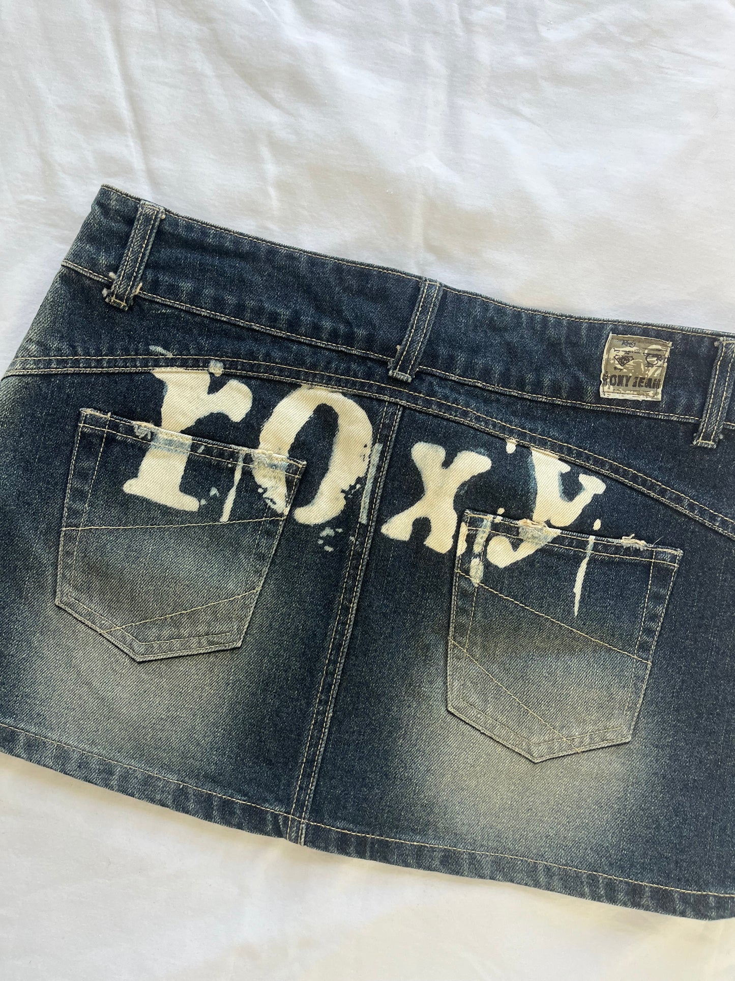roxy denim mini skirt - 30