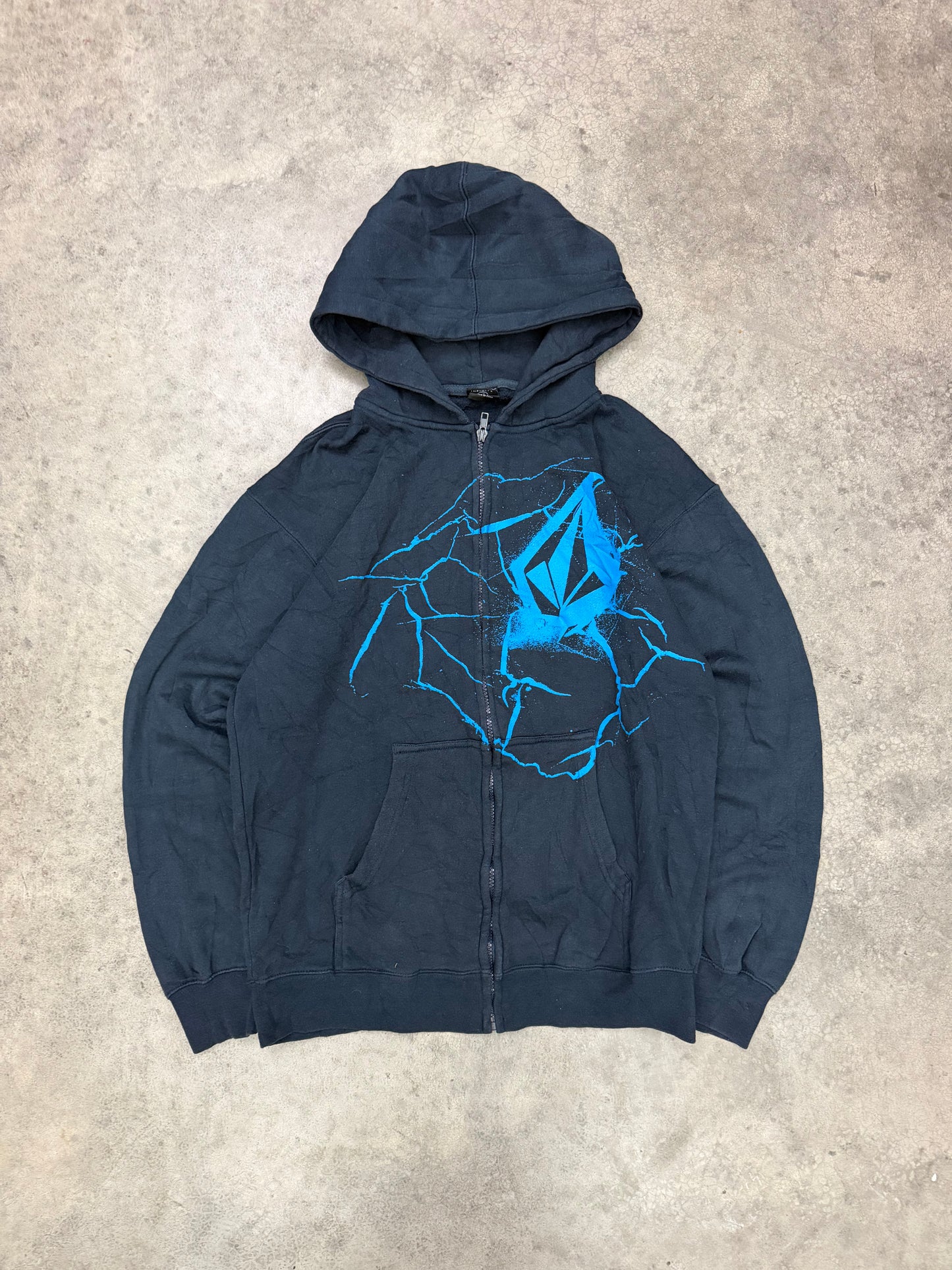 volcom zip up hoodie - M