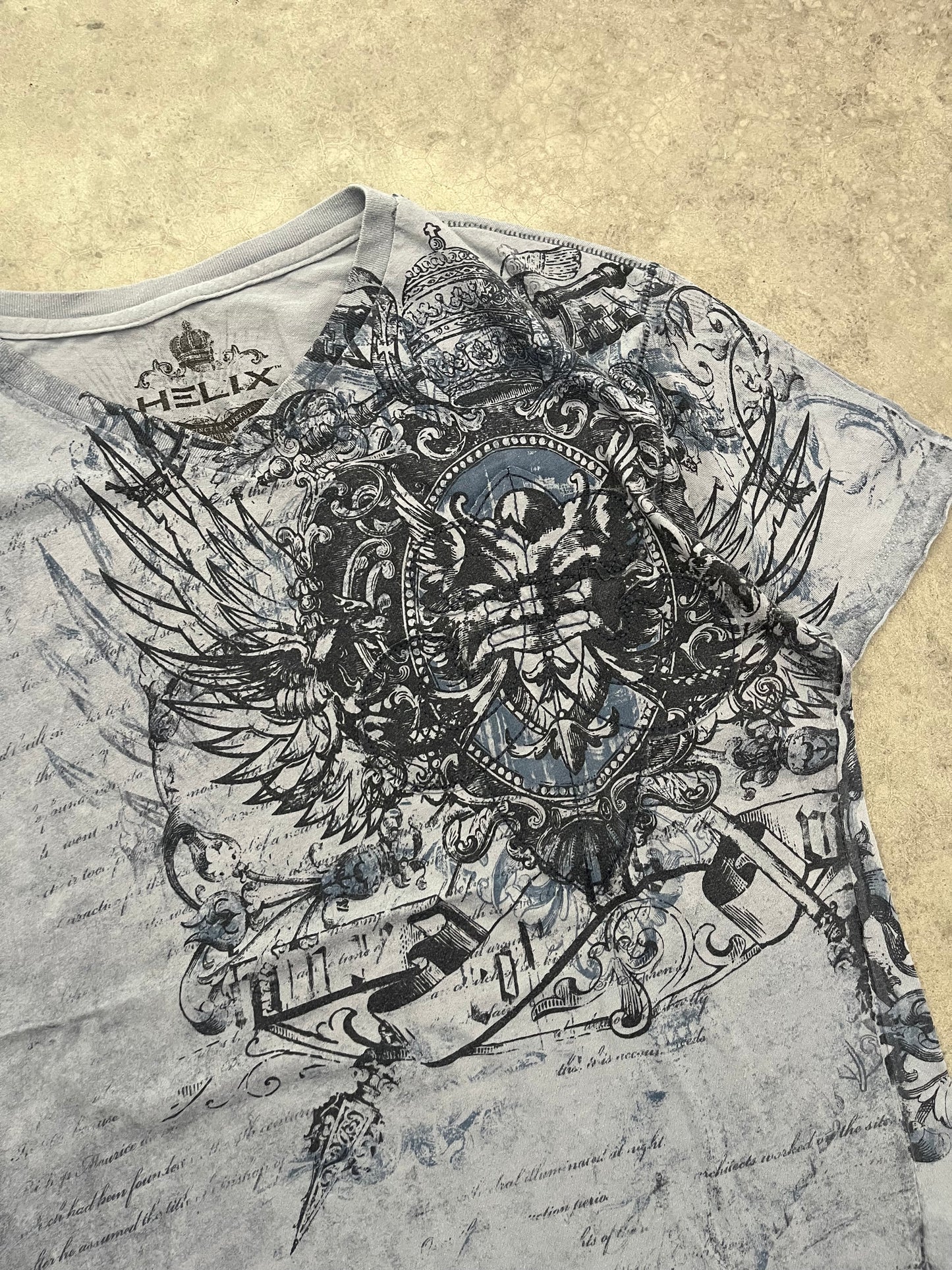 helix double sided tee - M