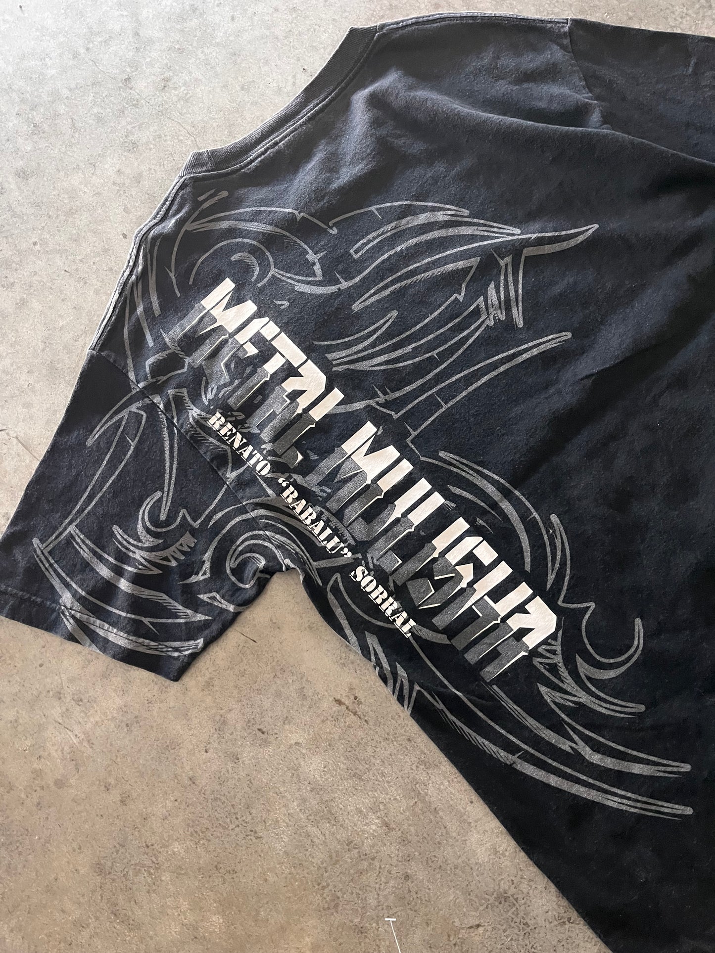 Tribal metal mulisha tee - L