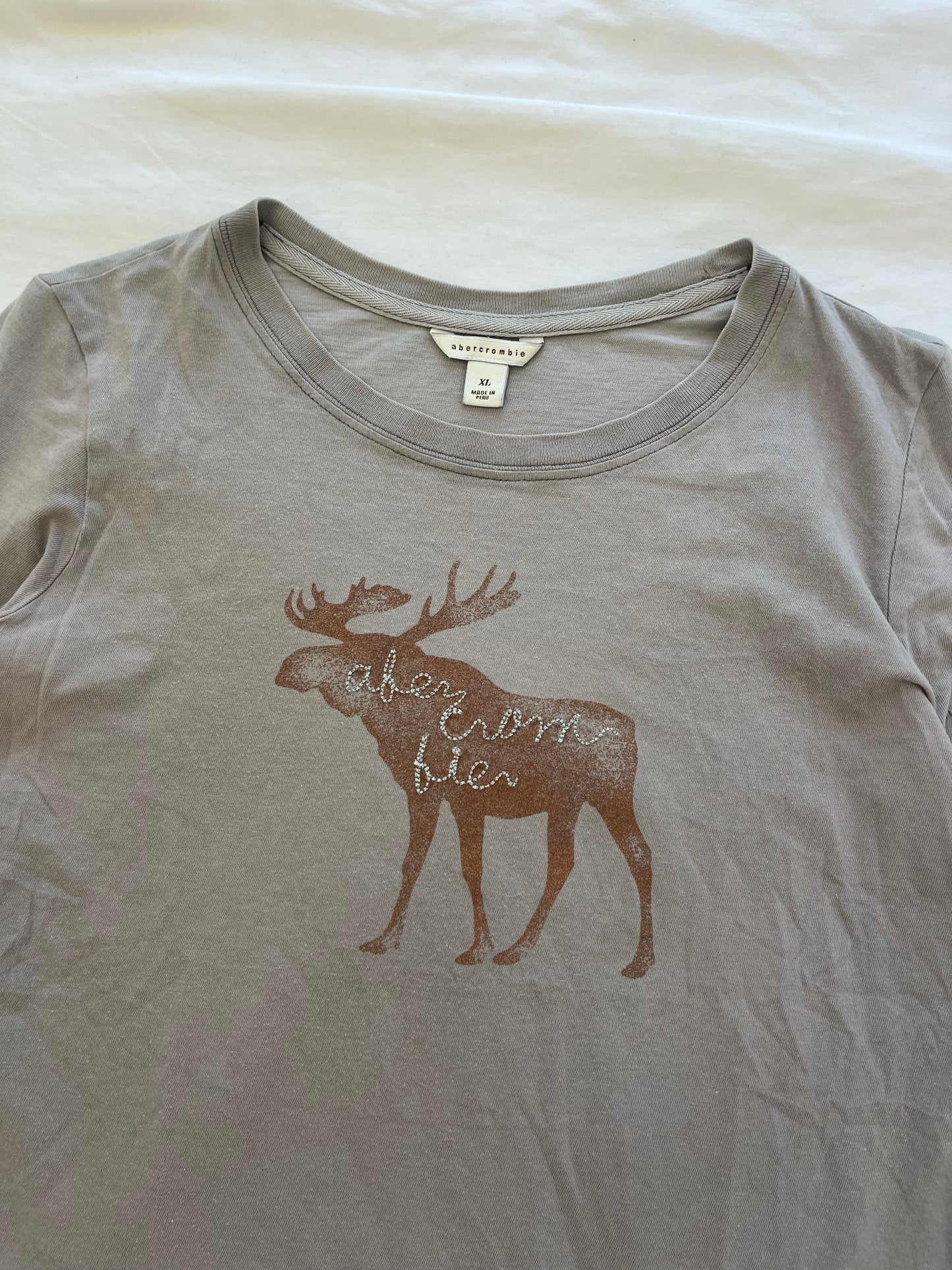 abercrombie and fitch babytee - XL