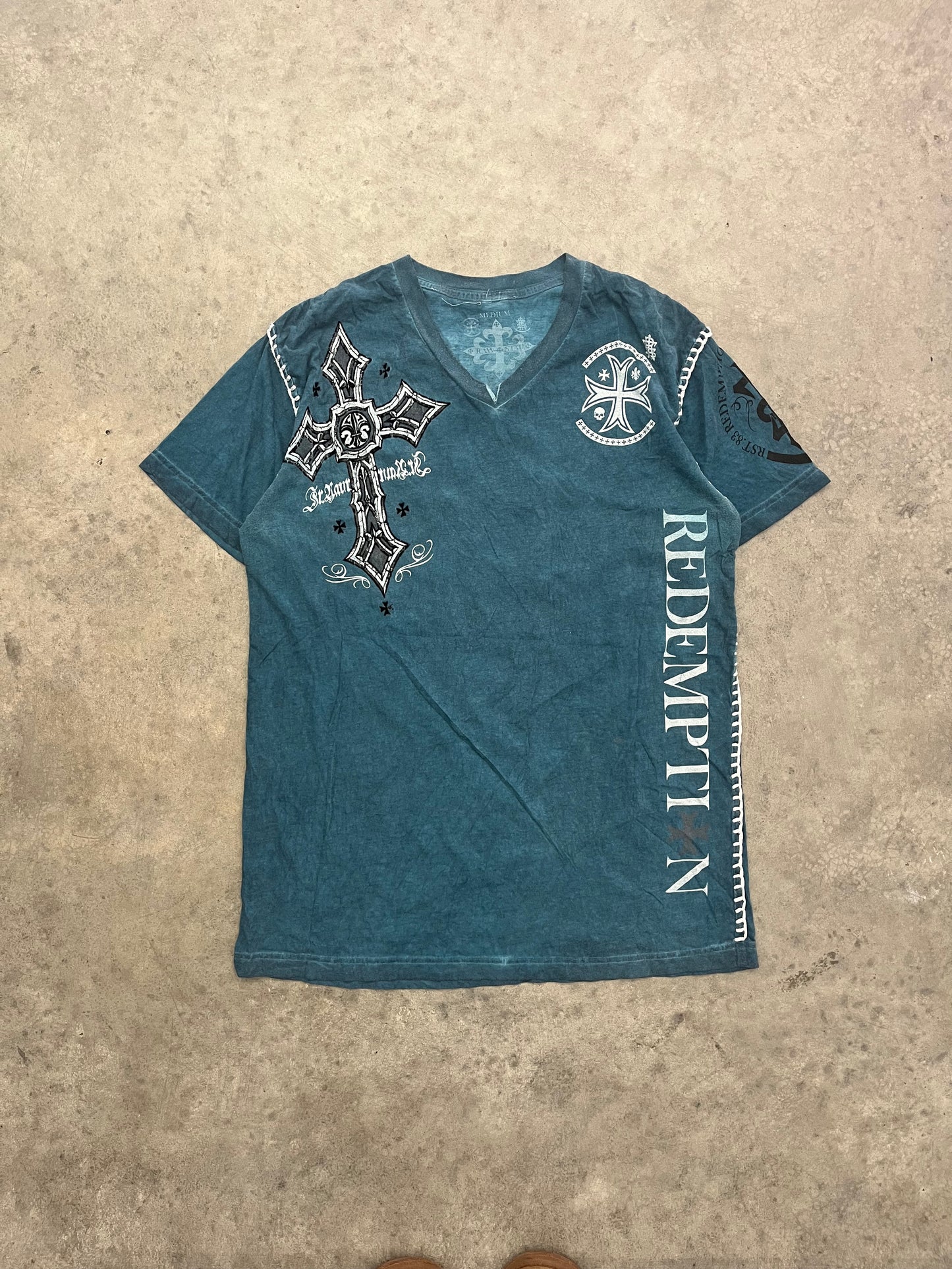 sick raw state tee - M