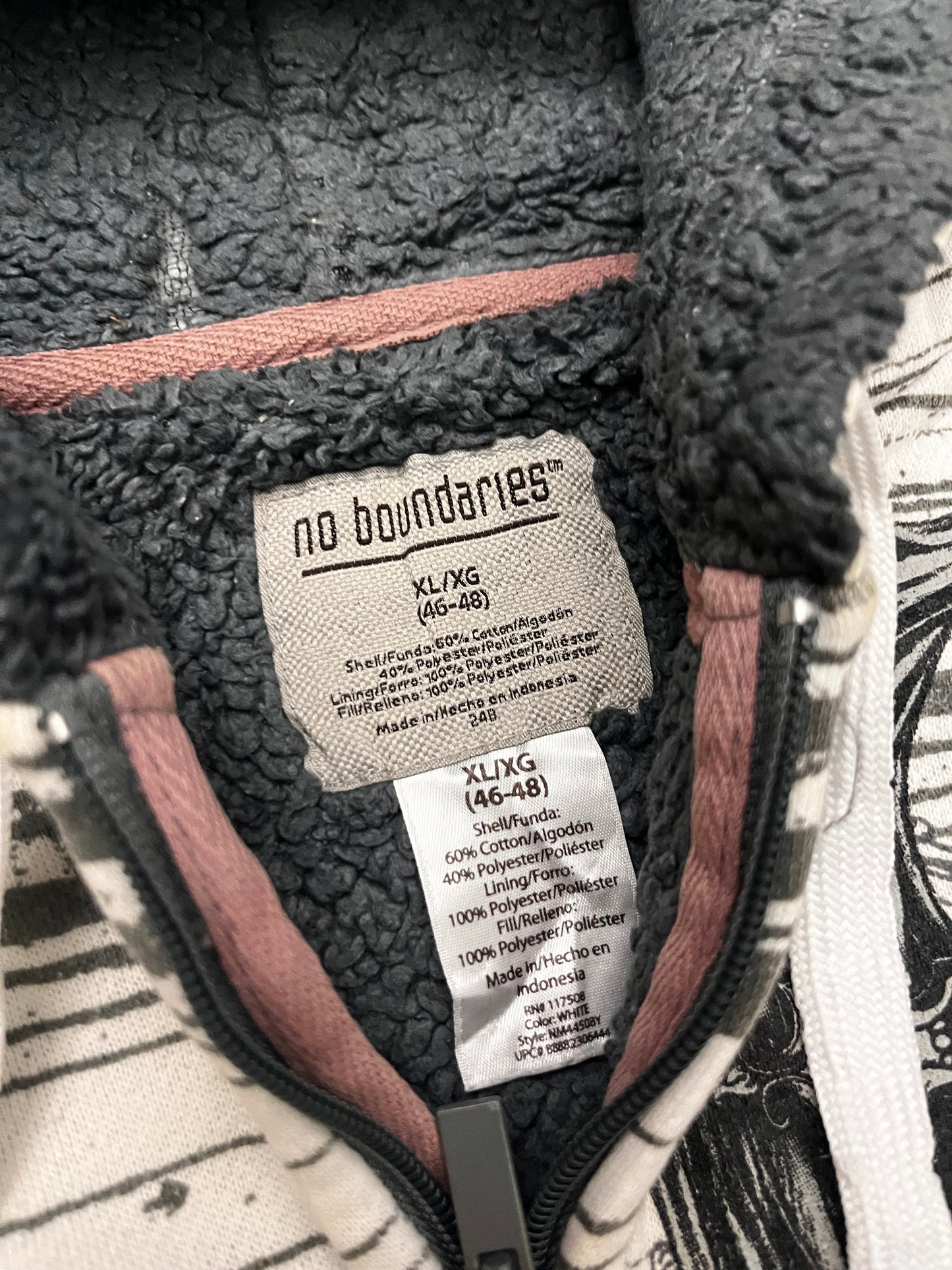 No boundaries hoodie - XL