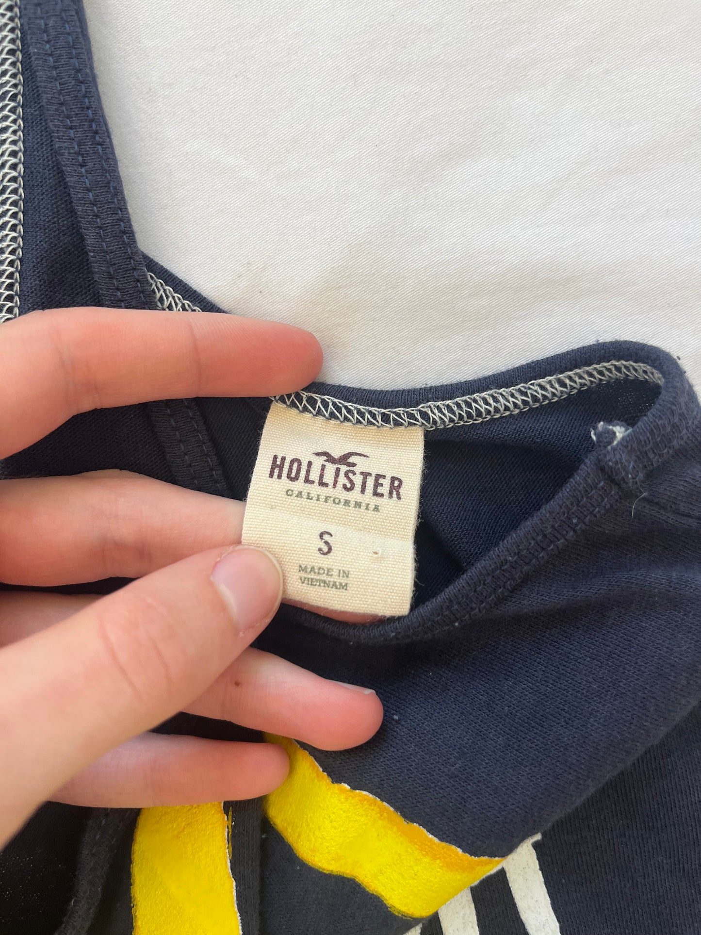 hollister racer back cami - S