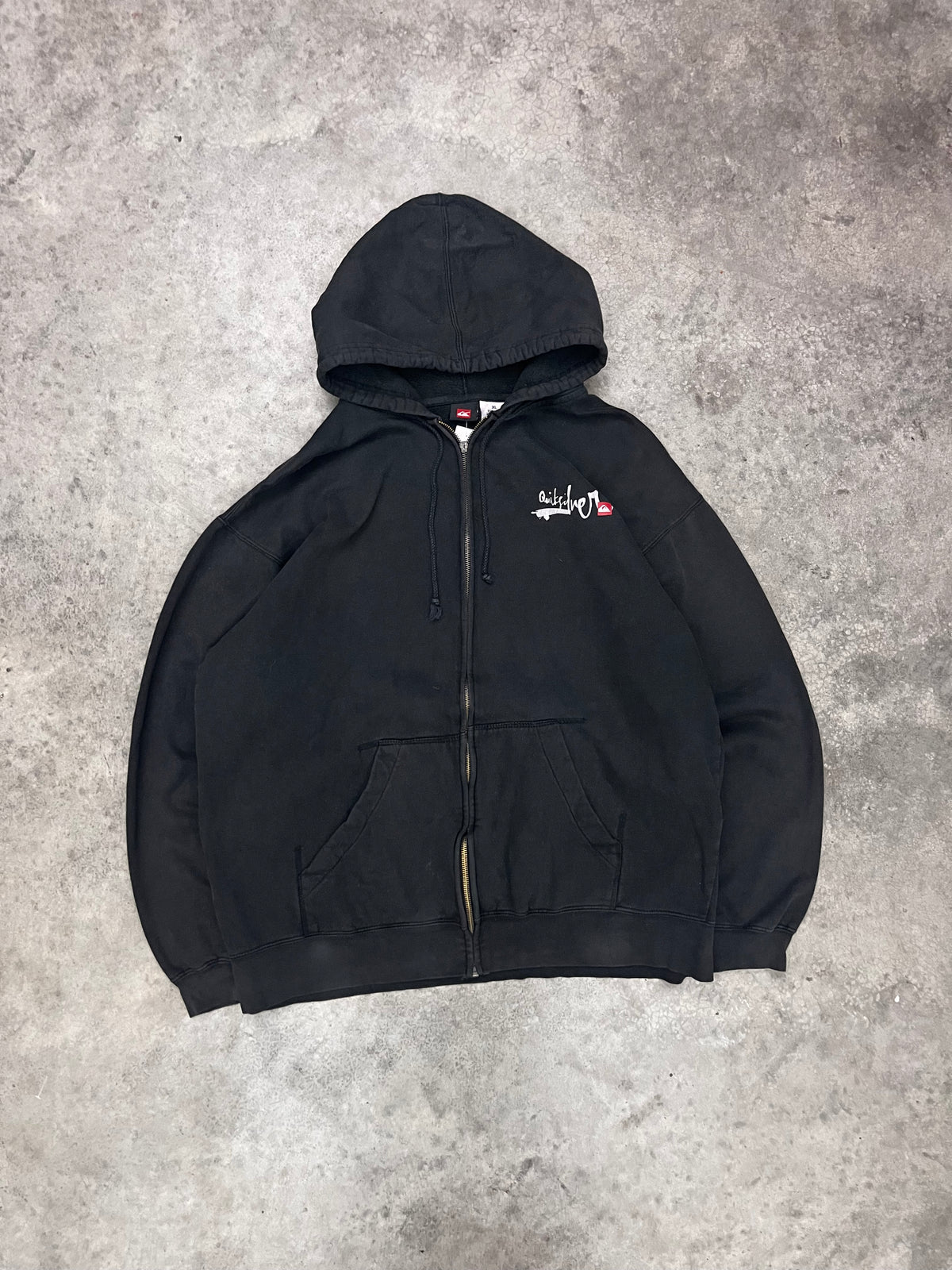 quiksilver zip up hoodie - XL
