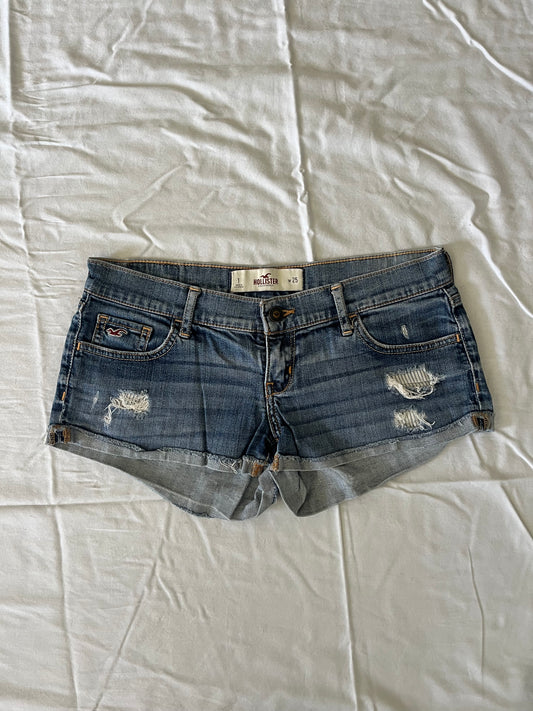 hollister denim mini shorts - 30