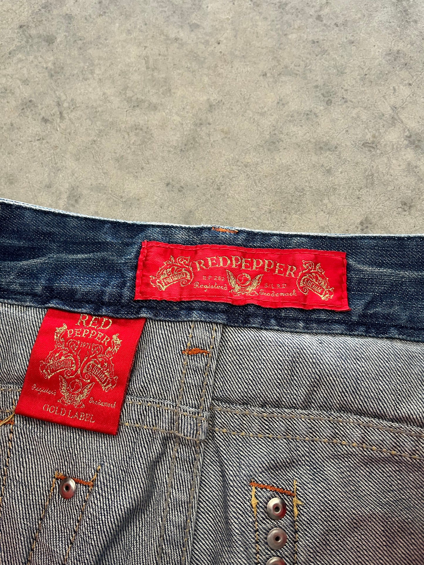 red pepper jeans