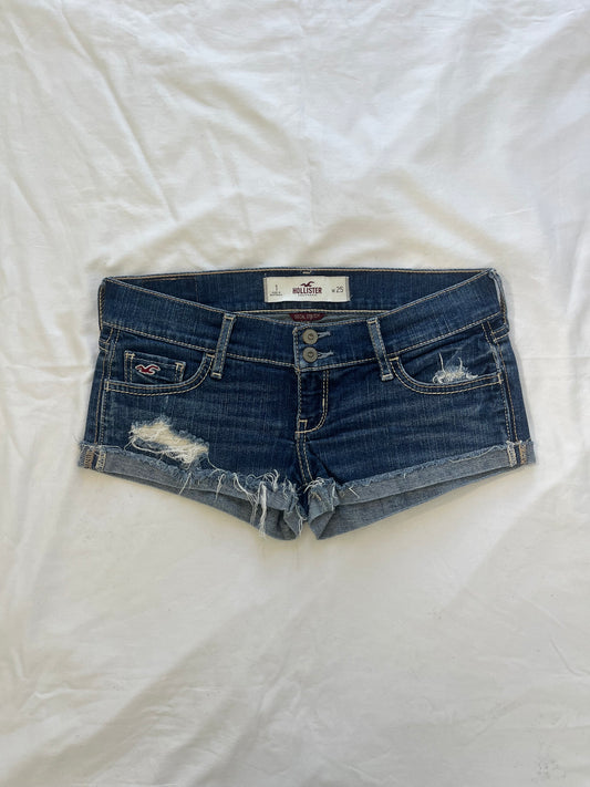 hollister denim mini shorts - 30