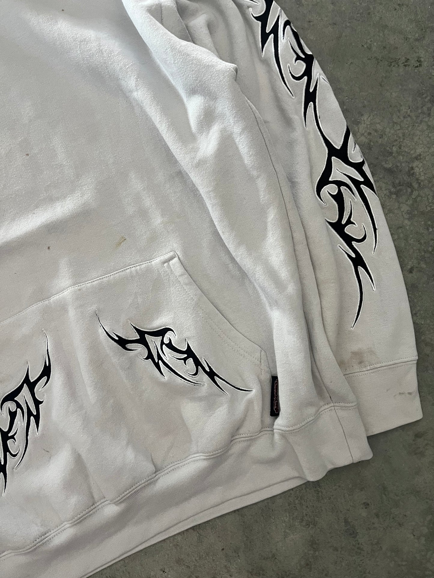 sapphire lounge tribal hoodie - XL