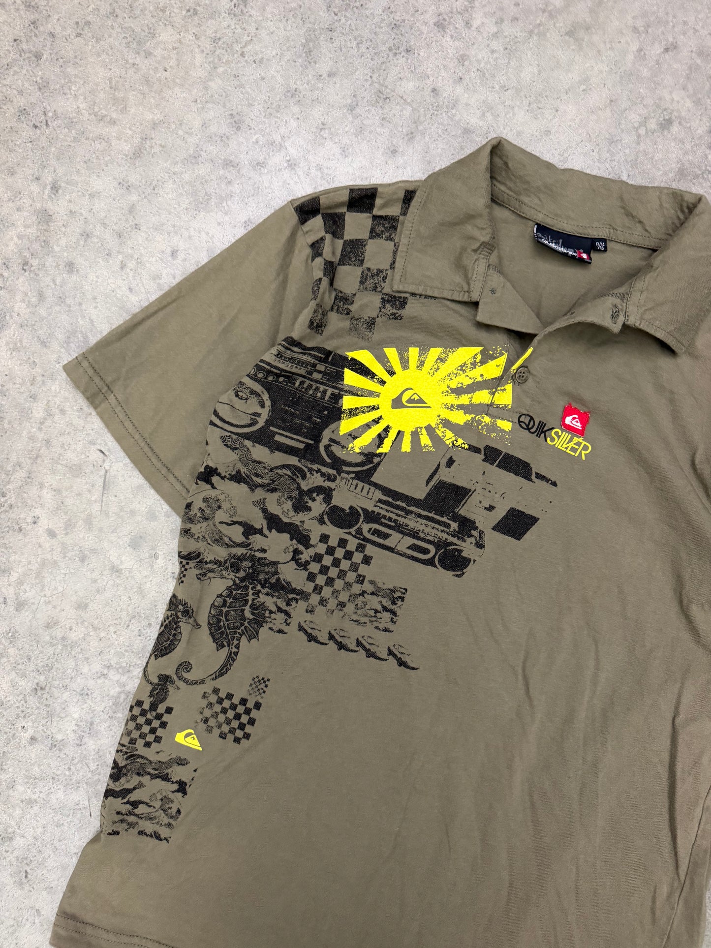 quiksilver polo - S
