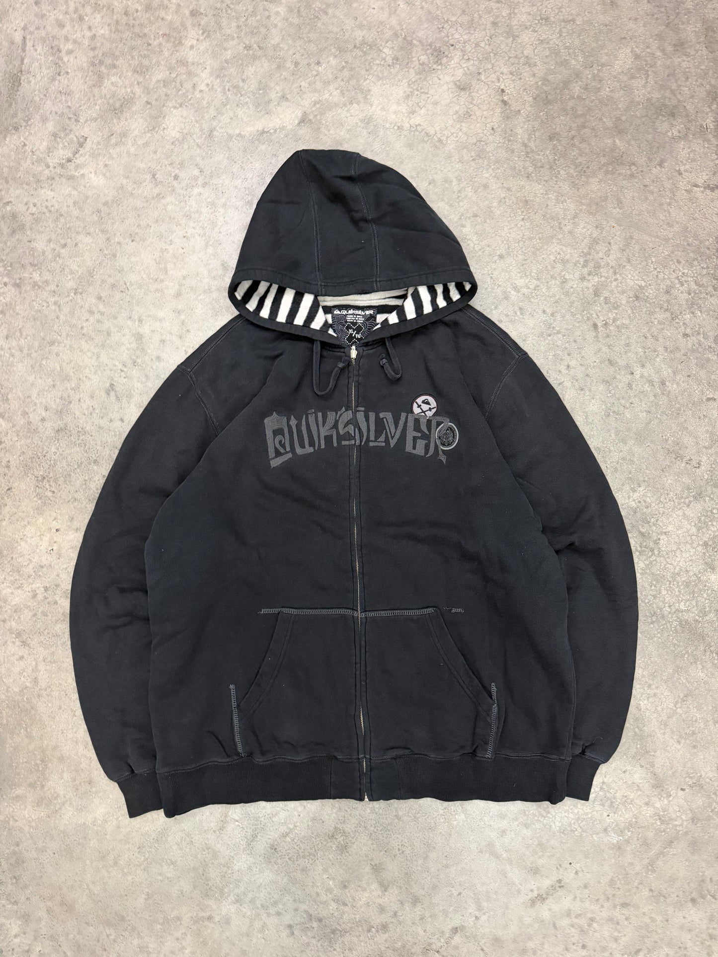 GRAIL quiksilver zip up hoodie -