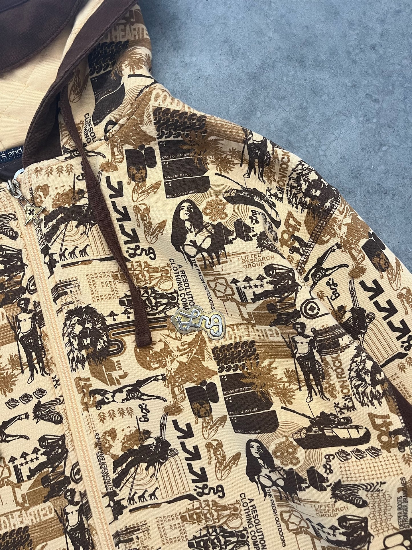 LRG aop hoodie