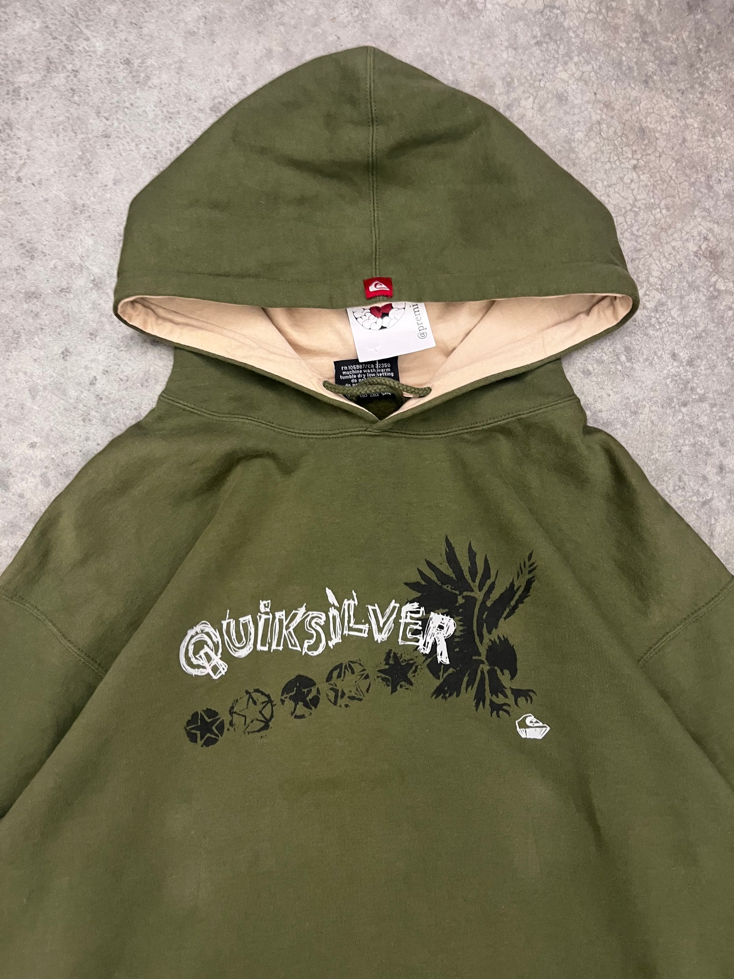 quiksilver hoodie - L
