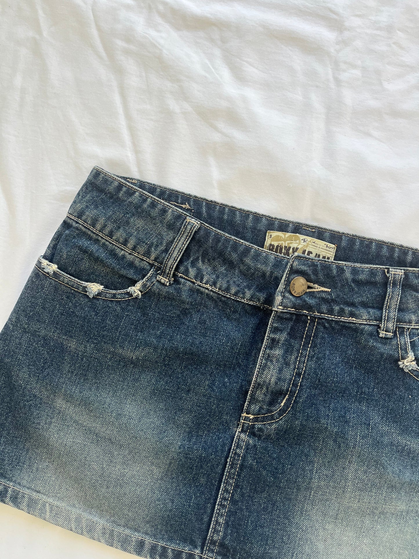 roxy denim mini skirt - 30