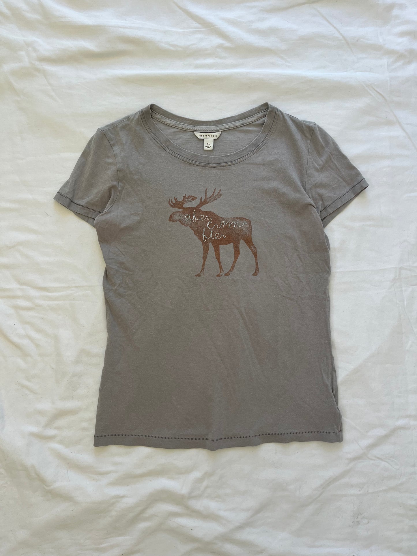 abercrombie and fitch babytee - XL