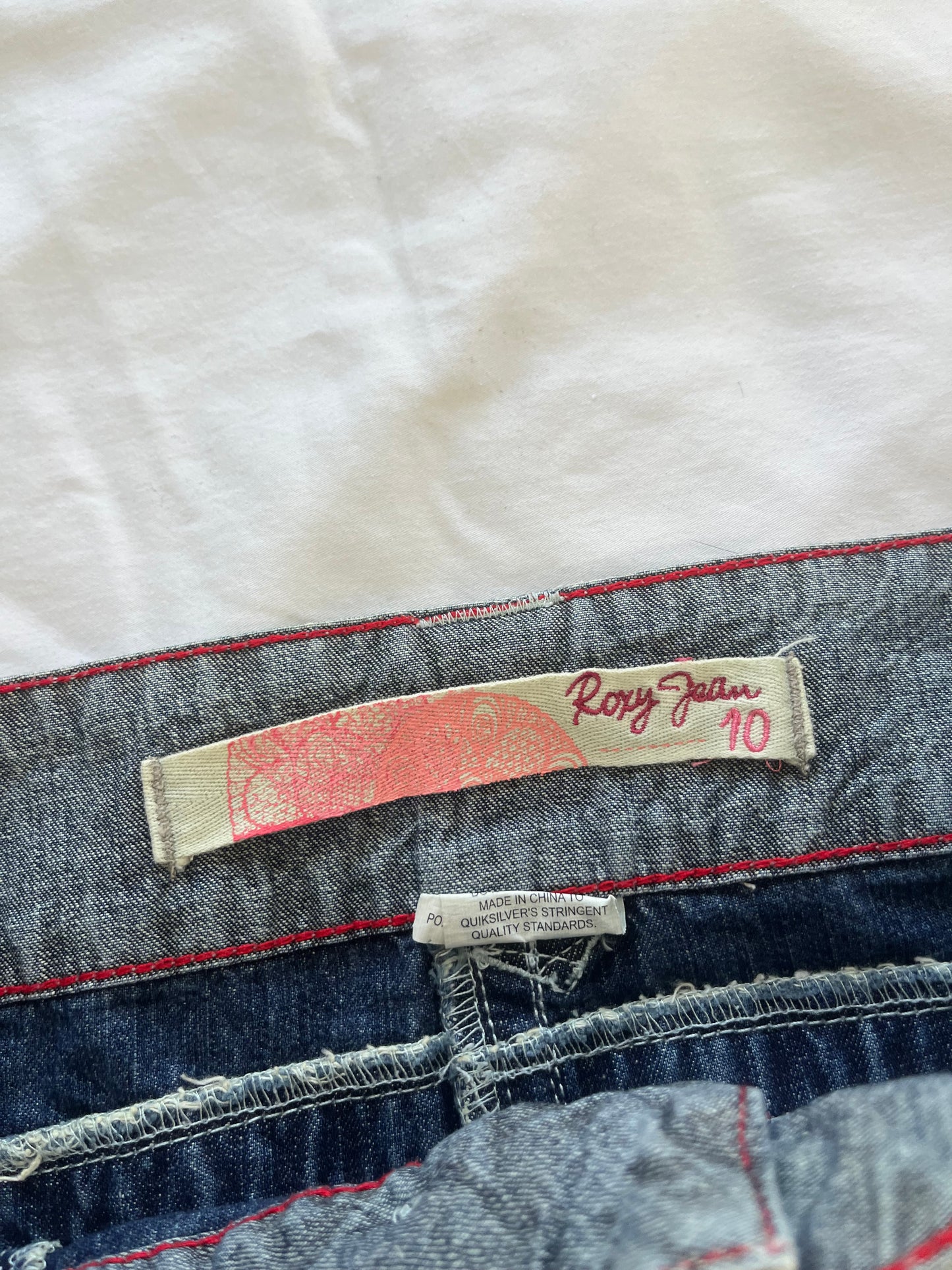 roxy denim mini skirt - 32